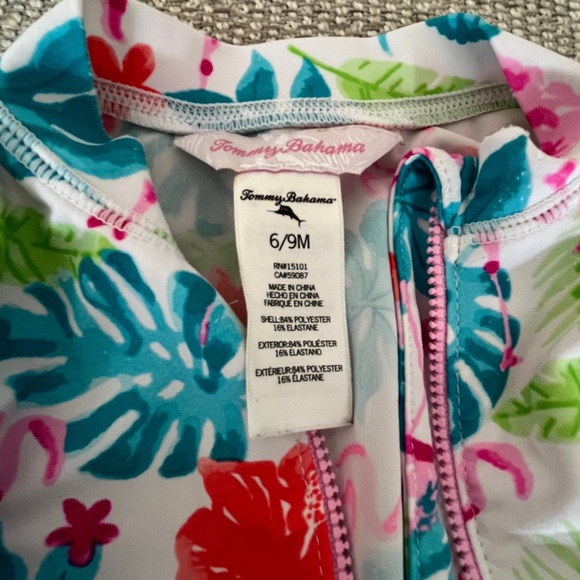 Carters 6 month old and Tommy Bahamas 6/9 months old Girls Swim Suits - Picture 4 of 5